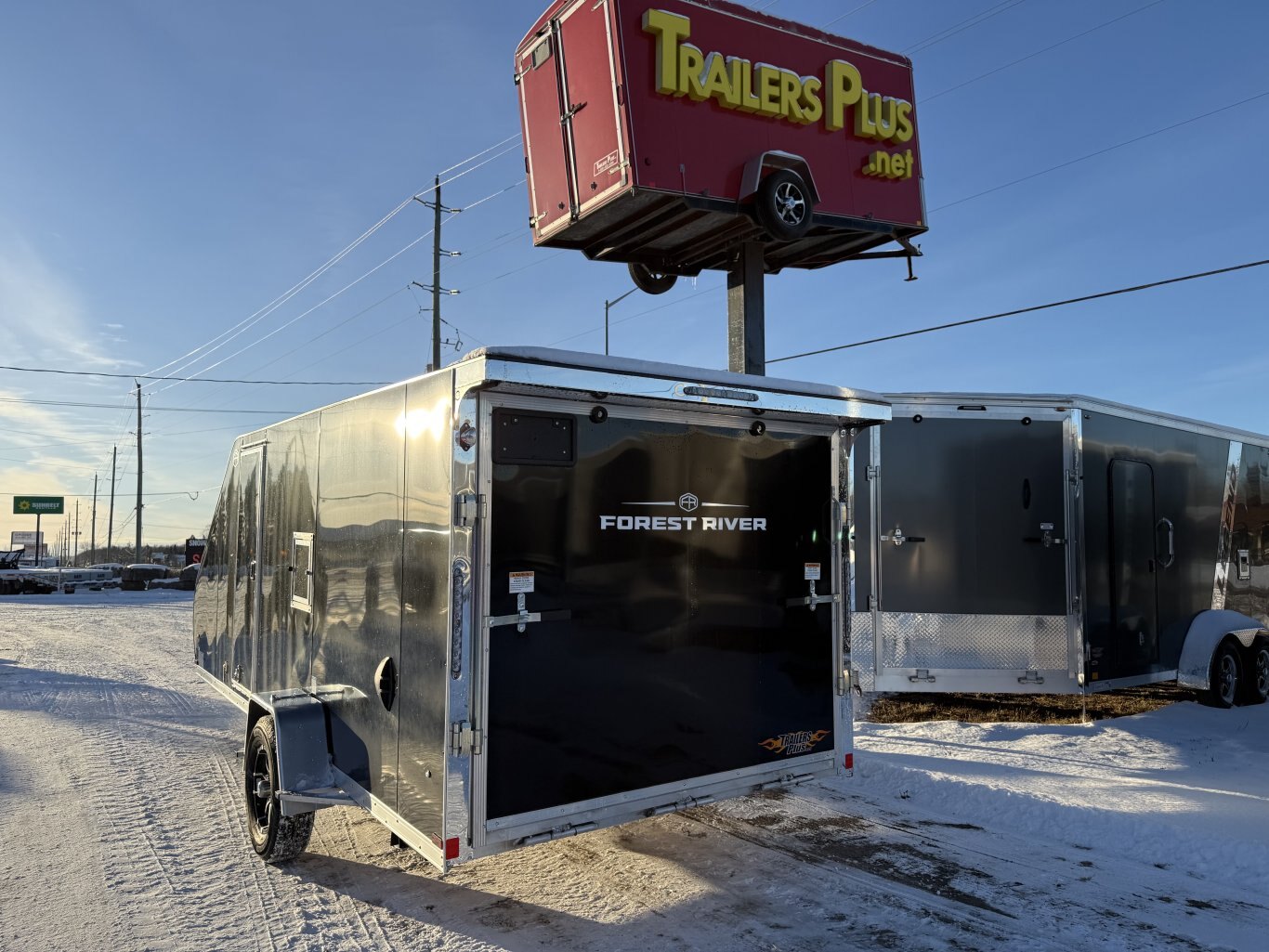 US CARGO 16' SNOWMOBILE TRAILER