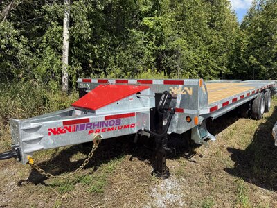 25' N&N RHINO PREMIUM EQUIPMENT TRAILER