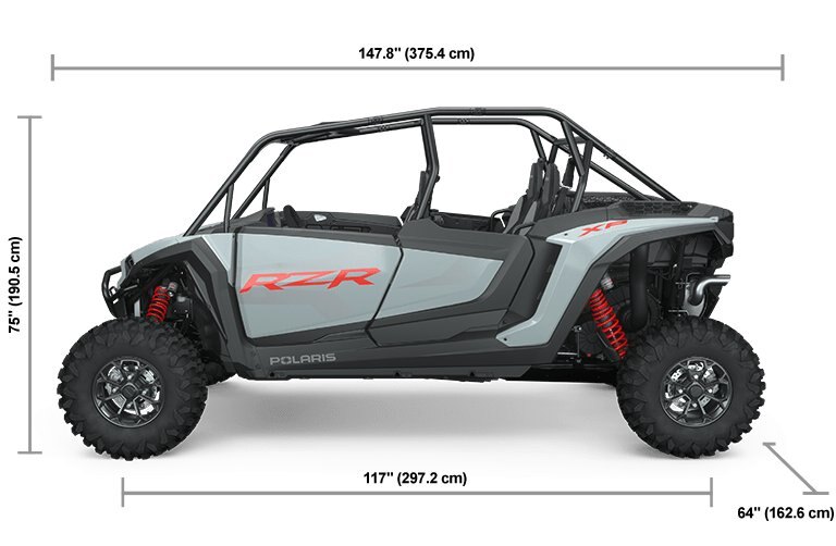 2025 Polaris RZR XP 4 1000 Premium Storm Gray