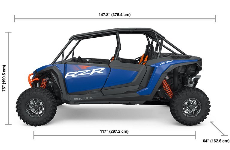 2025 Polaris RZR XP 4 1000 ULTIMATE Polaris Blue