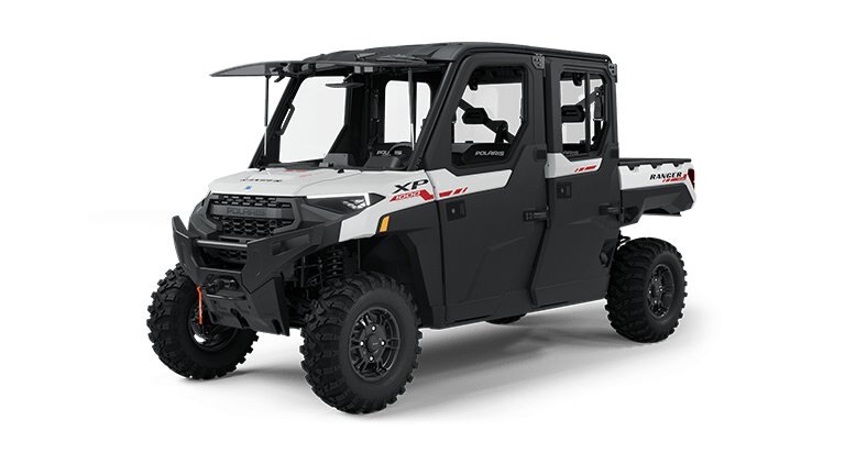 2025 Polaris RANGER XP 1000 NorthStar Trail Boss Edition 6- Seat White Crystal