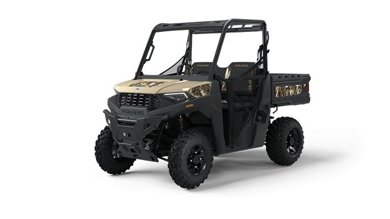 2025 Polaris RANGER SP 570 PREMIUM 2- Seat Sand Dune with Polaris Pursuit Camo Accents