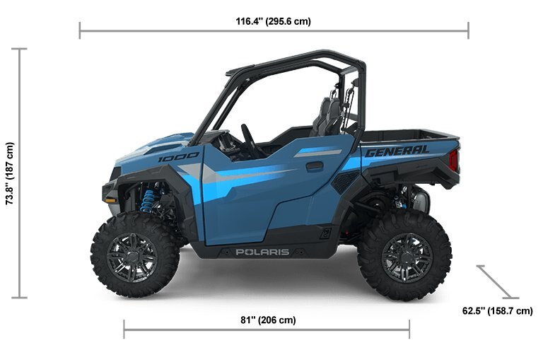 2025 Polaris GENERAL 1000 Premium Zenith Blue