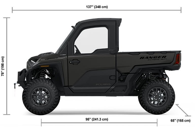 2025 Polaris® RANGER XD 1500 NorthStar Edition Premium 3 Seat Titanium Metallic