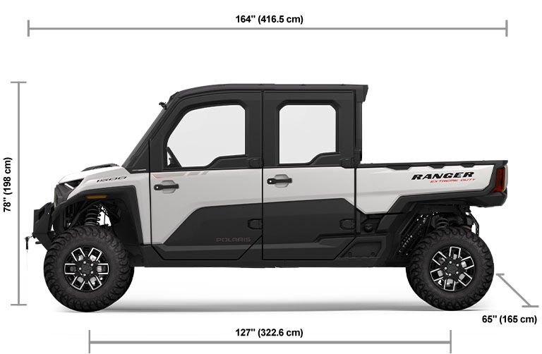 2025 Polaris® RANGER CREW XD 1500 NorthStar Edition Premium 6 Seat Ghost White