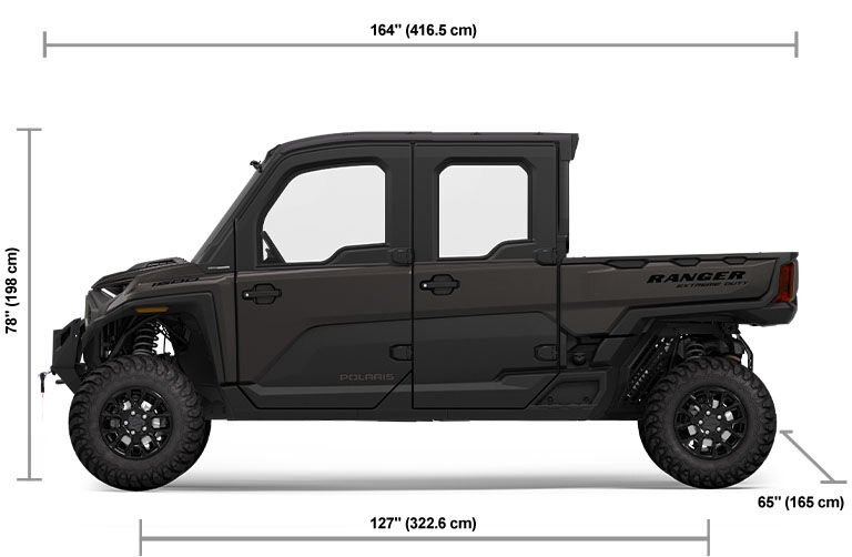 2025 Polaris® RANGER CREW XD 1500 NorthStar Edition Premium 6 Seat Titanium Metallic