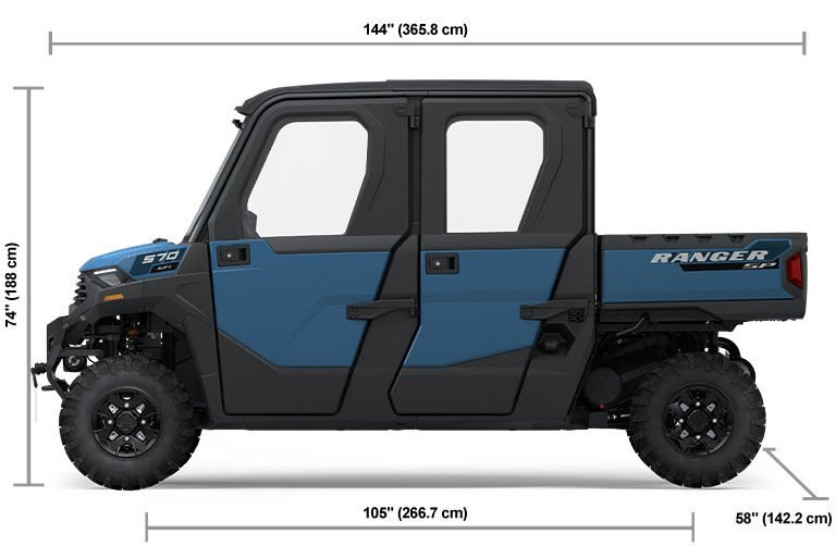 2025 Polaris® RANGER CREW SP 570 NorthStar Edition 4 Seat Zenith Blue