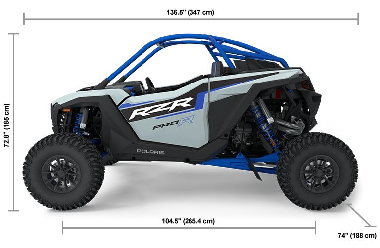 2025 Polaris RZR Pro R Sport 2 Seat Storm Gray