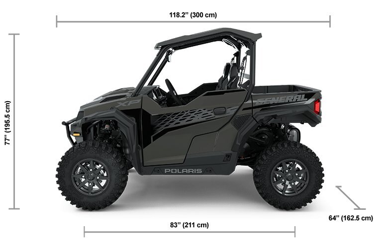 2025 Polaris GENERAL XP 1000 Ultimate Granite Gray