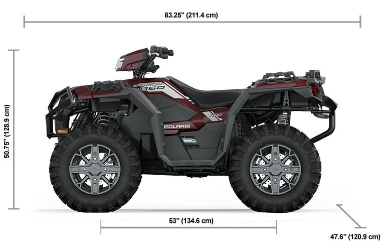 2025 Polaris Sportsman 850 Trail Crimson Metallic