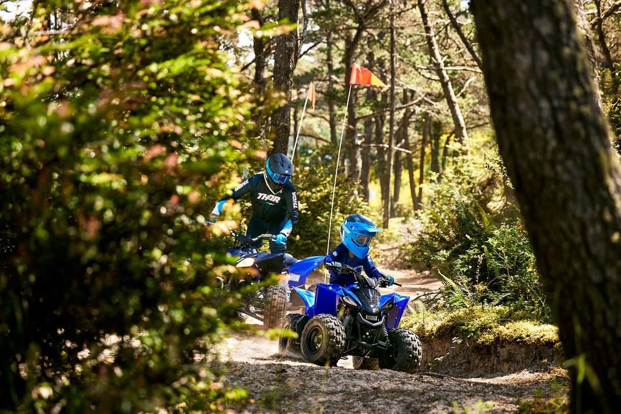 2025 Yamaha YFZ50 Team Yamaha Blue