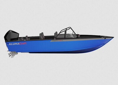 2025 Alumacraft Trophy 195X Sport Azure Blue