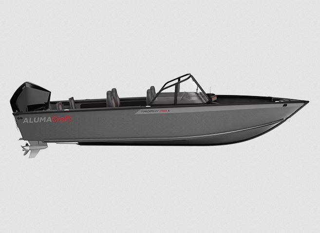 2025 Alumacraft Trophy 195X Sport Stratus Gray