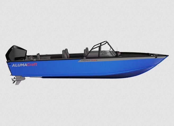 2025 Alumacraft Trophy 205X Sport Azure Blue