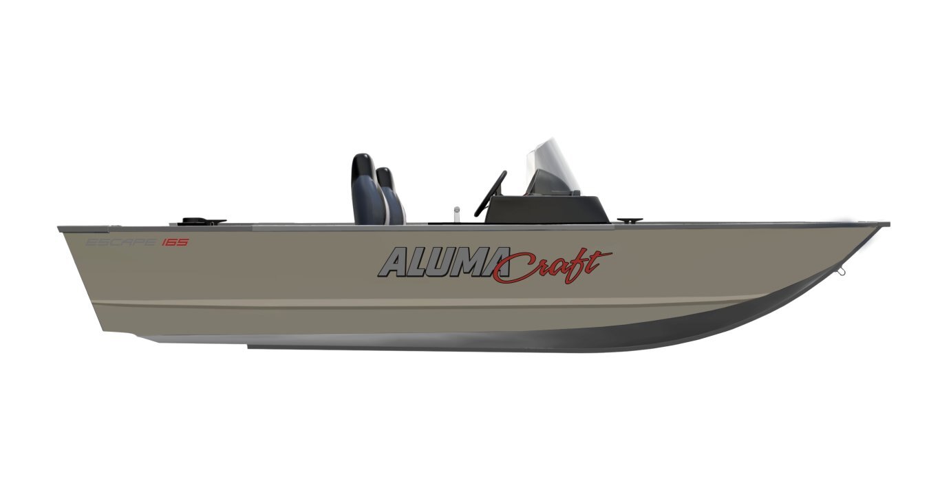 2025 Alumacraft Escape 165 Side Console Khaki