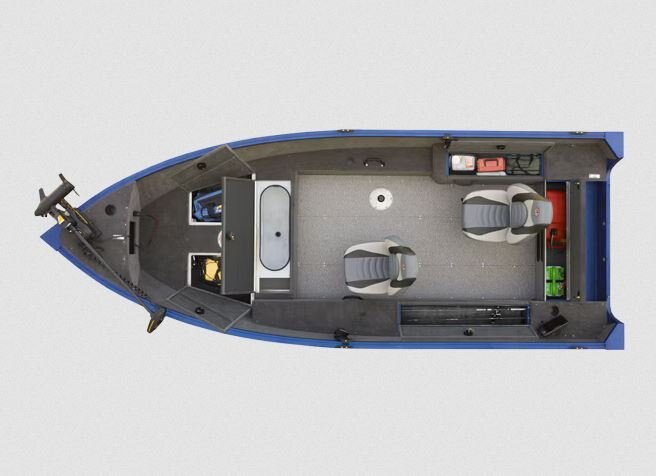 2025 Alumacraft Escape 165 Tiller Ruby Red