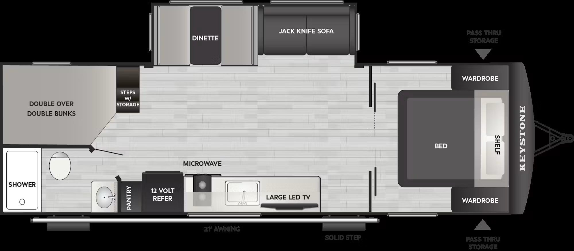 2026 KEYSTONE PASSPORT 260 BHC