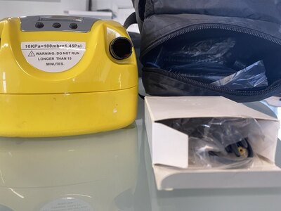 SeaMax Portable Electric Air Pump 1 - 8.5 PSI for Inflatable Boats