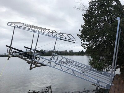 R & J Machine Boat Lift Cantilever Attachments