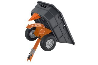 Husqvarna 12.5 Cu. Ft. Poly Swivel Dump Cart