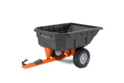 Husqvarna - 12.5 Cu. Ft. Poly Swivel Dump Cart