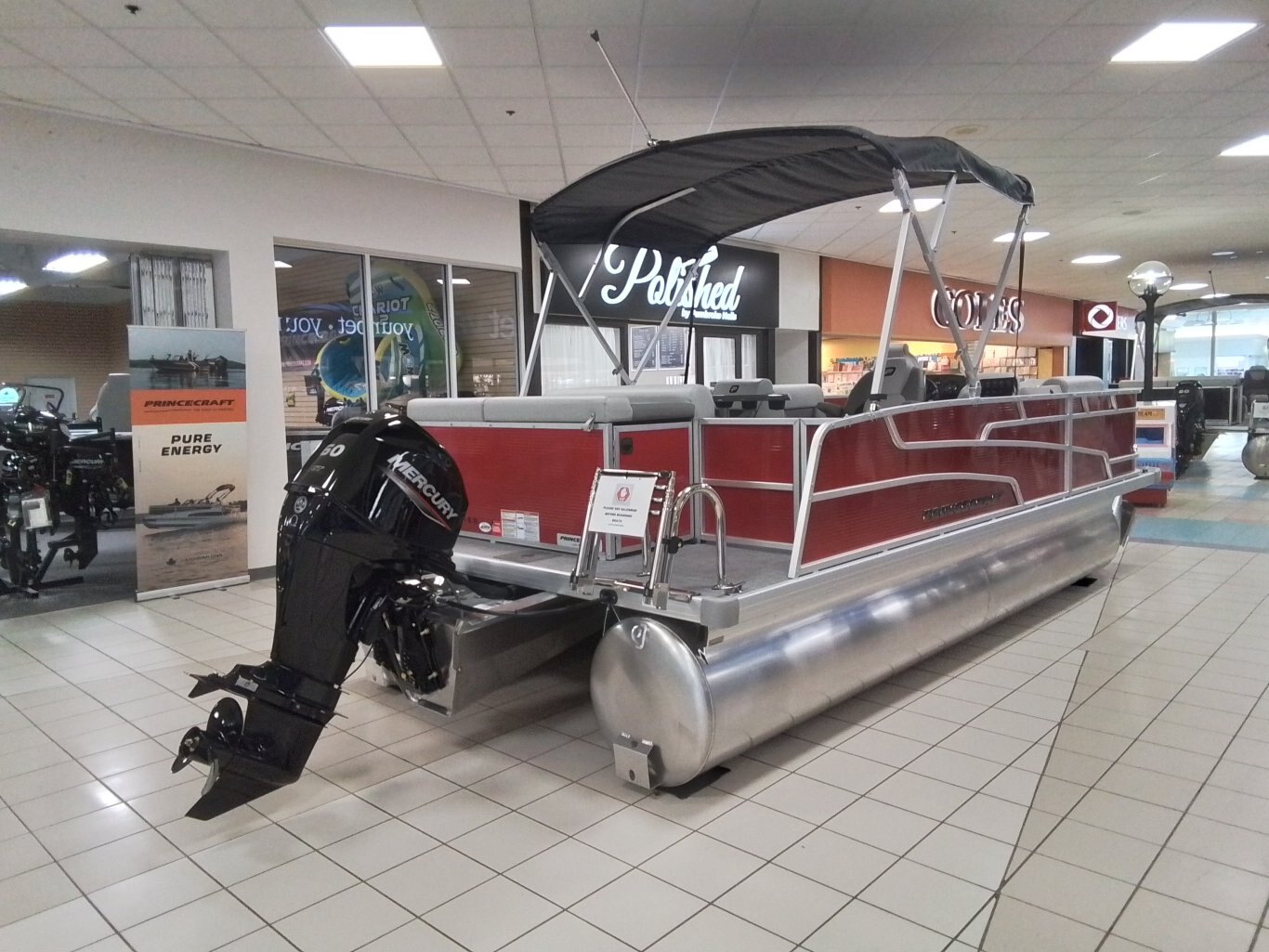 2025 Princecraft Sportfisher 21 2S Ruby Red Traditional Edition Mercury 60 ELPT CT