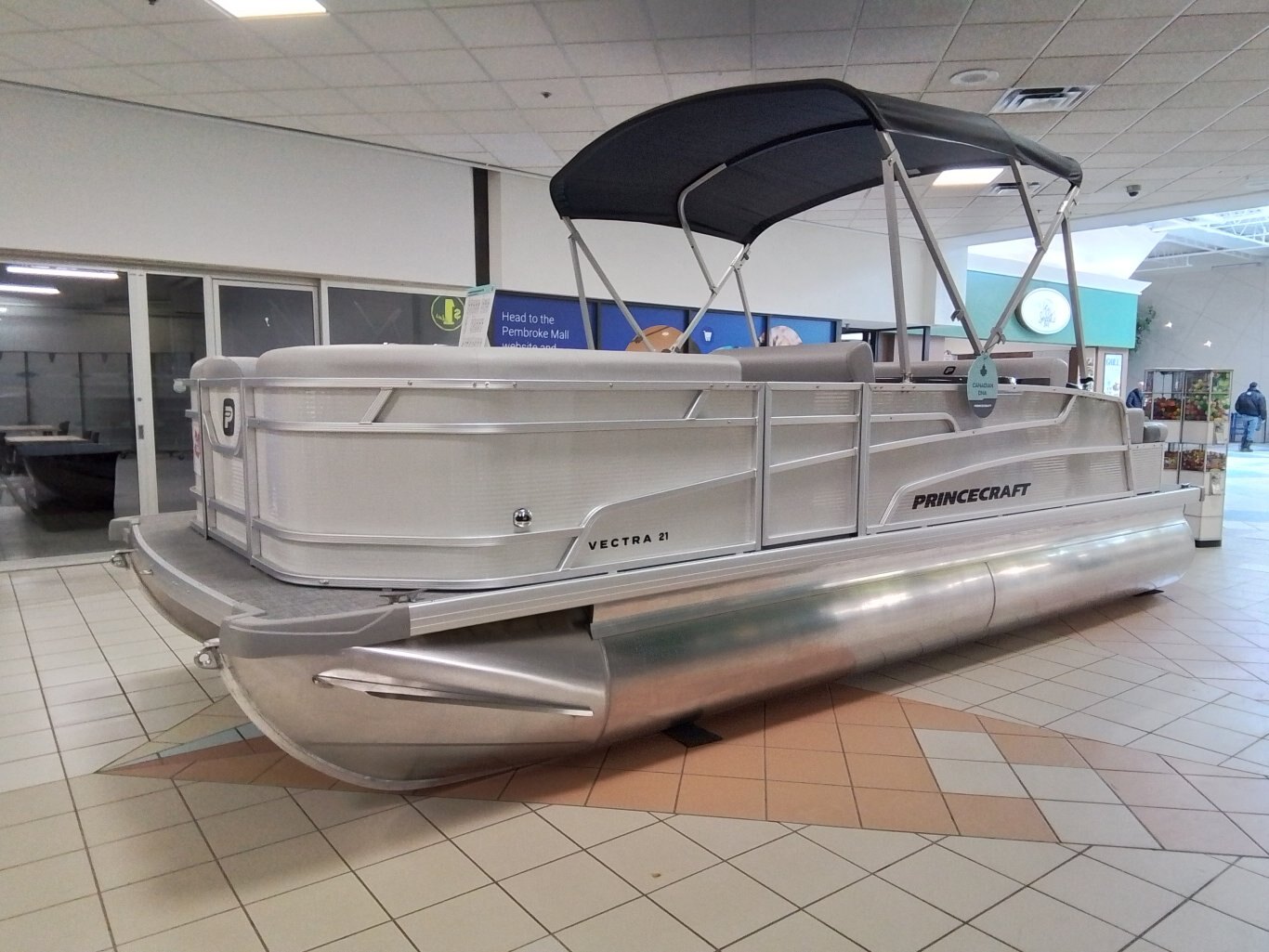 2025 Princecraft Vectra 21 RL Pearl Grey Mercury 60 ELPT CT