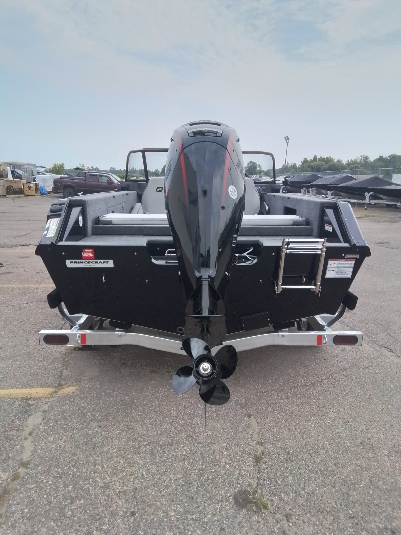 2025 Princecraft Sport 175 MAX Phantom Grey/Black Mercury 115 EXLPT Pro XS