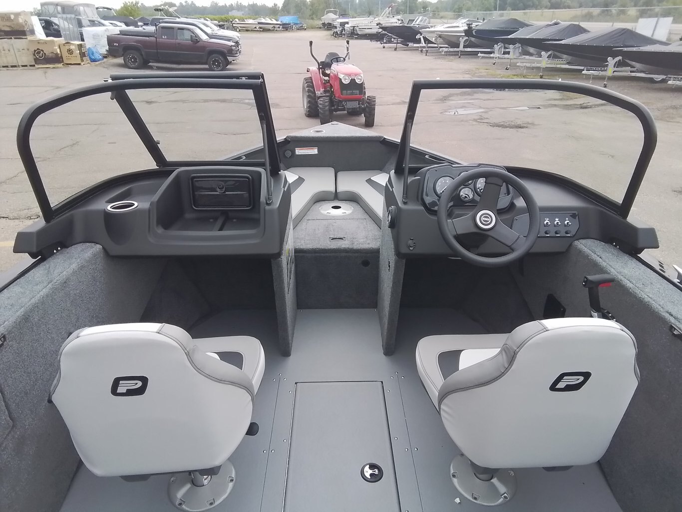 2025 Princecraft Sport 175 MAX Phantom Grey/Black Mercury 115 EXLPT Pro XS