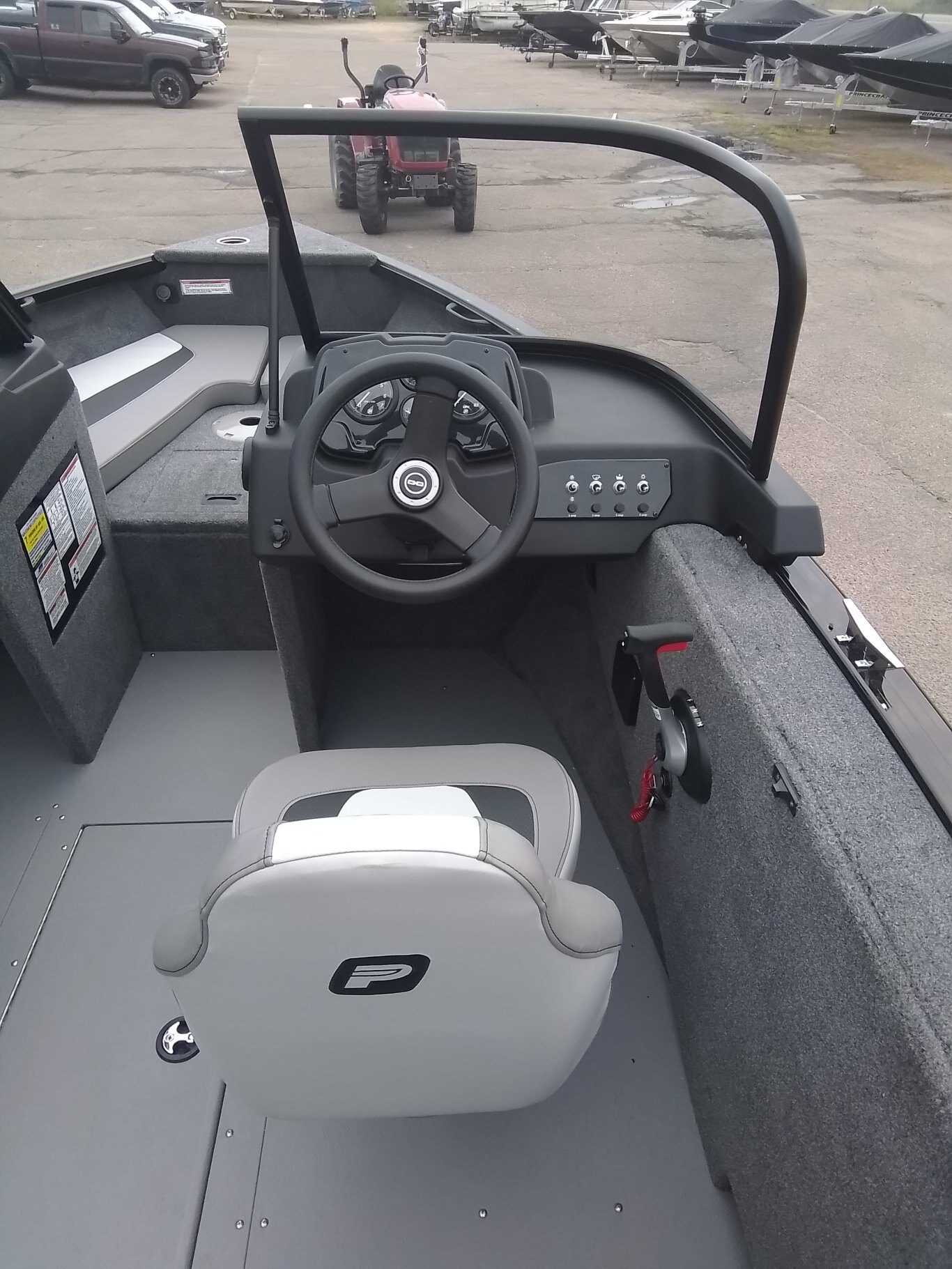 2025 Princecraft Sport 175 MAX Phantom Grey/Black Mercury 115 EXLPT Pro XS