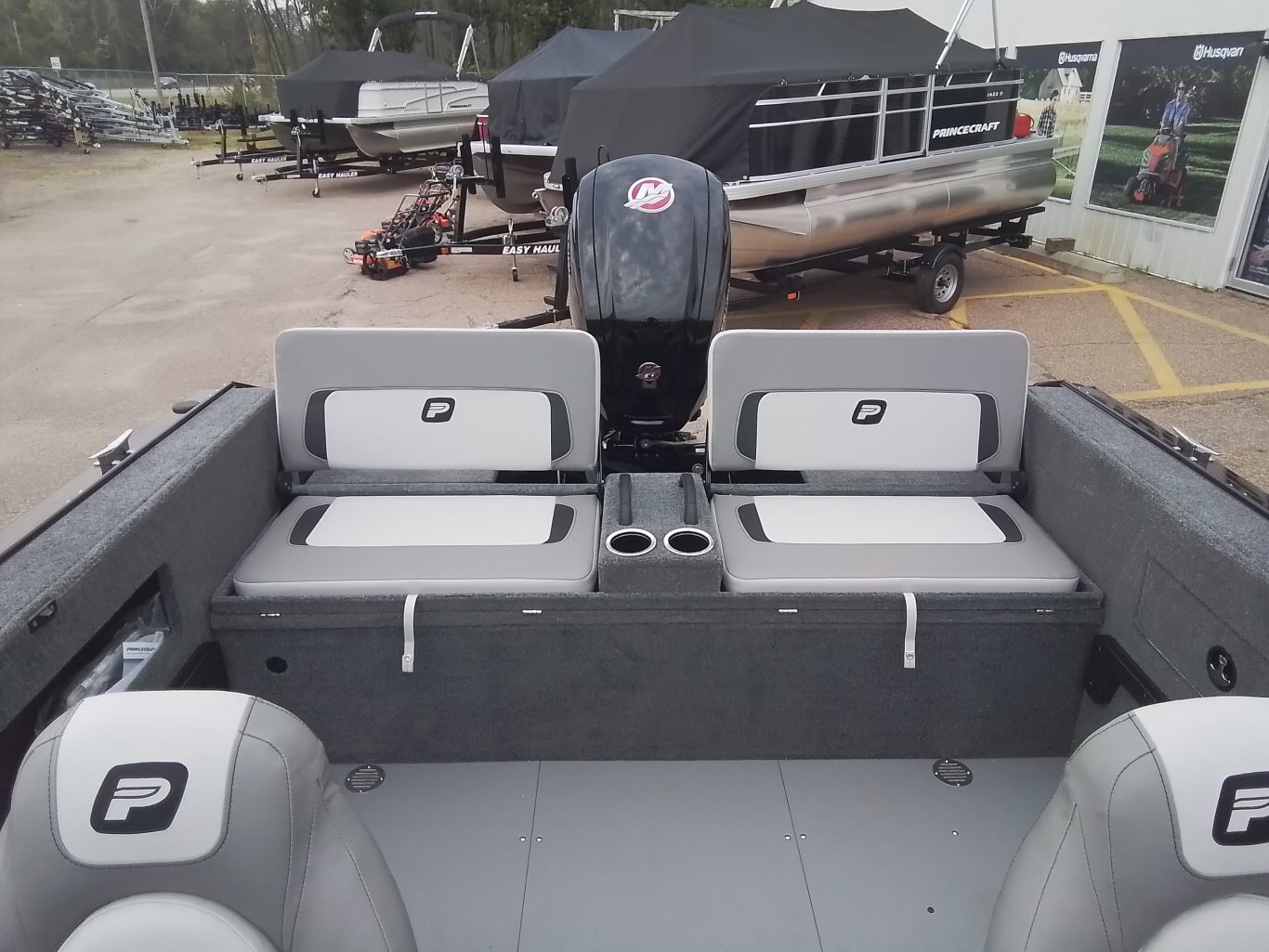 2025 Princecraft Sport 175 MAX Phantom Grey/Black Mercury 115 EXLPT Pro XS