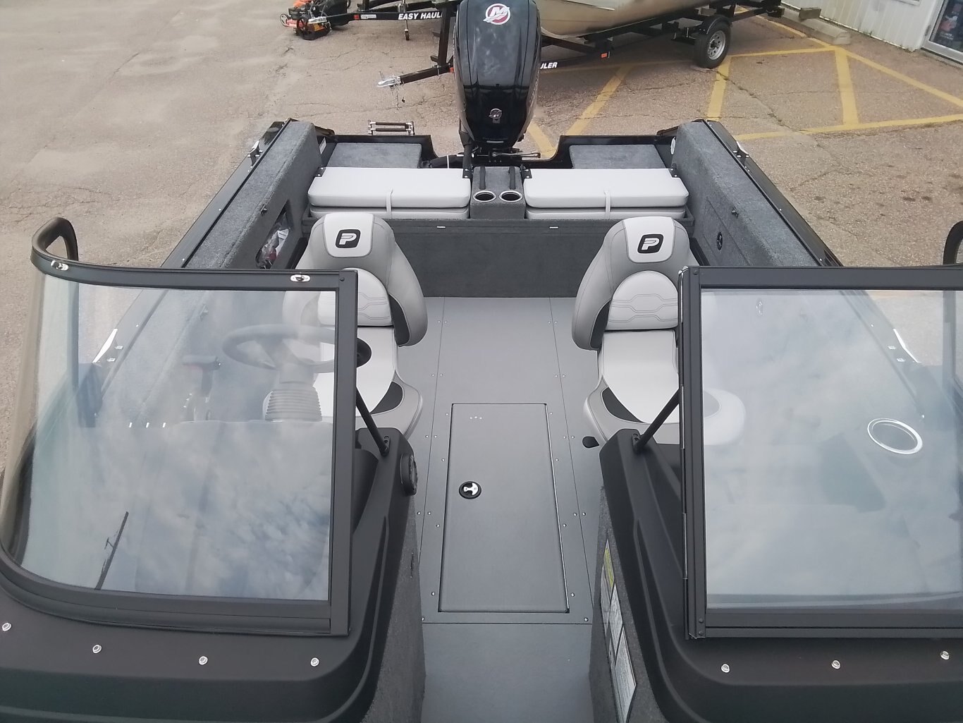 2025 Princecraft Sport 175 MAX Phantom Grey/Black Mercury 115 EXLPT Pro XS