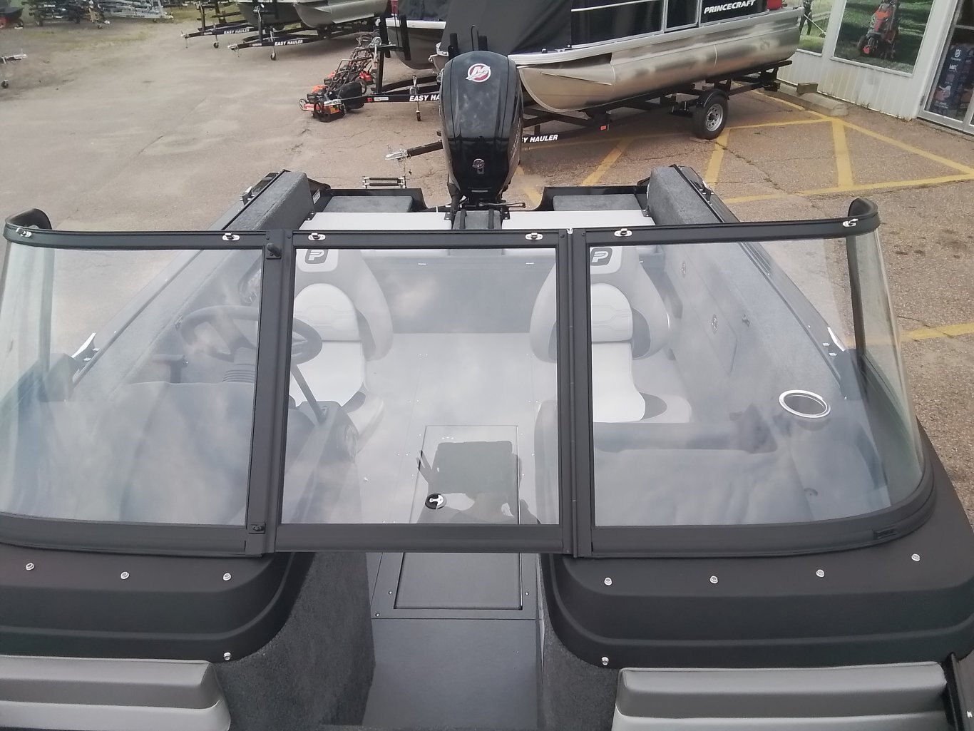 2025 Princecraft Sport 175 MAX Phantom Grey/Black Mercury 115 EXLPT Pro XS