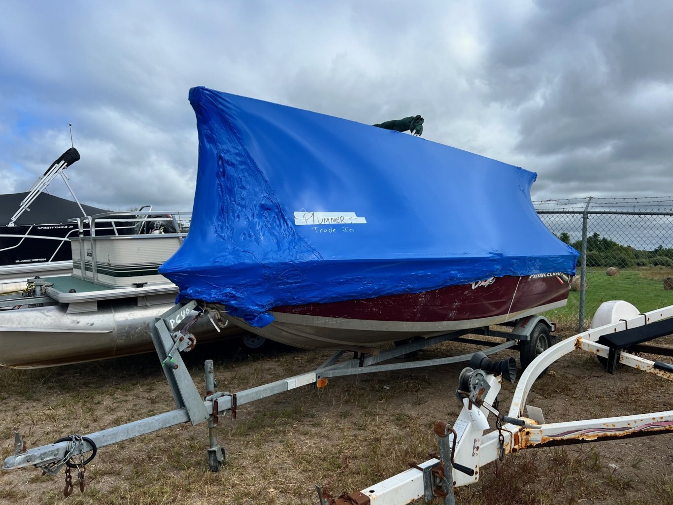 2000 PRINCECRAFT RESORTER SC NO ENGINE