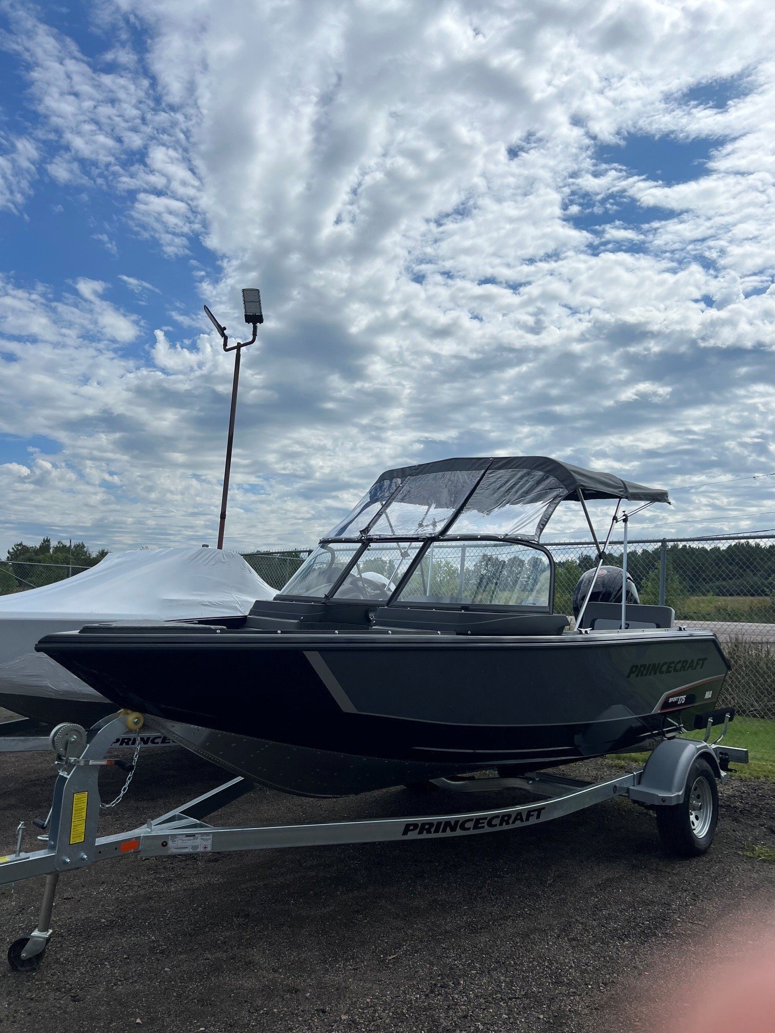 2026 Princecraft Sport 175 MAX Phantom Grey/Black Mercury 115 EXLPT Pro XS
