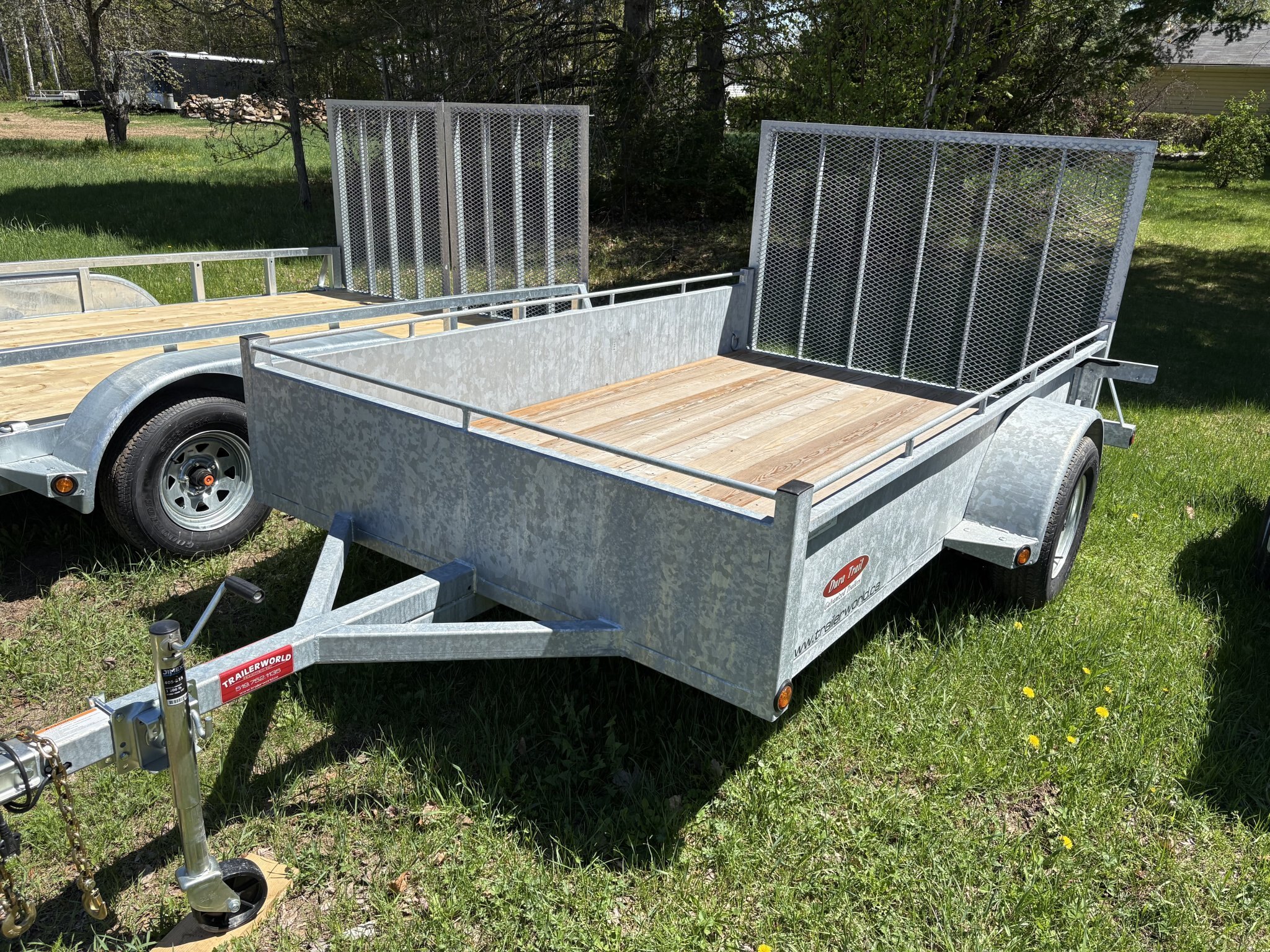 DURA TRAIL - 6X10 BOX GALVANIZED TRAILER | B162604 | Ducar | River ...