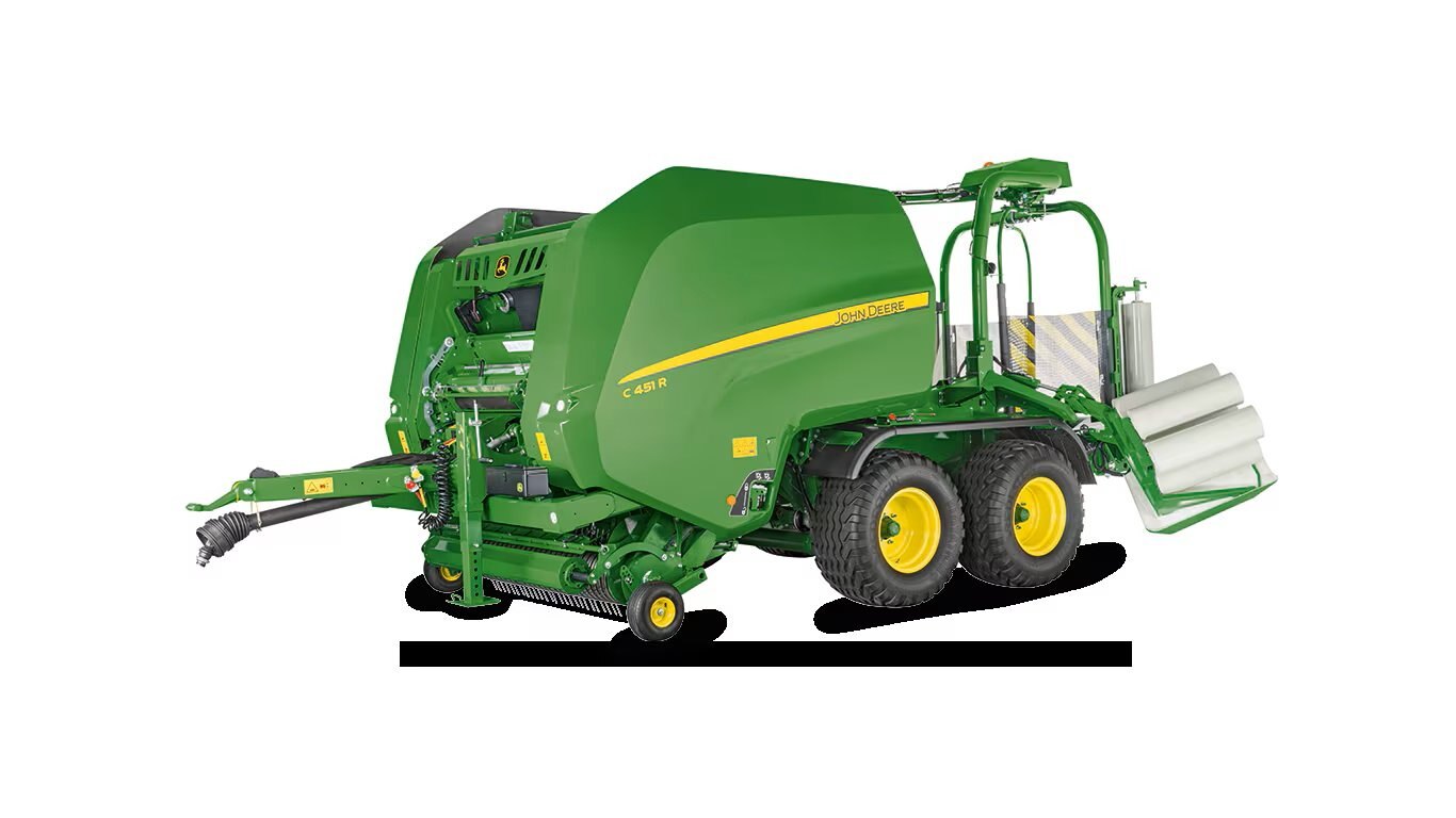 2025 John Deere C451R Variable Chamber Wrapping Baler | Home | Forest ...