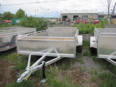 Enbeck 5x10 Alum Utility - Standard Sides