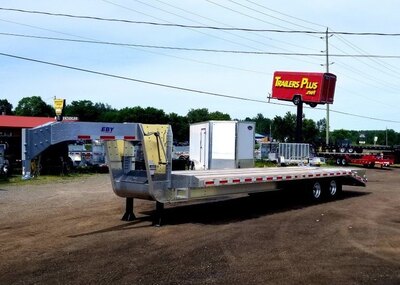 EBY 30' Aluminum Flat Deck Equipment Trailer