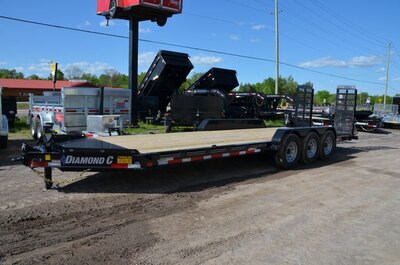 Diamond C 24' Tri-Axle Equipment Trailer