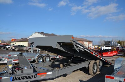 Diamond C 20' Deck Over Tilt Equipment Trailer