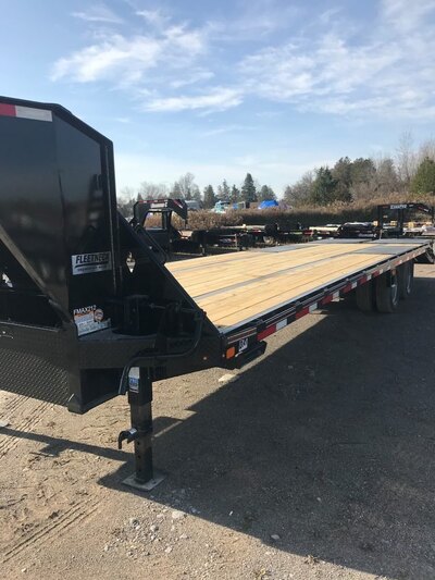 Diamond C 25+5 Gooseneck Equipment Trailer w/ 2 -12s