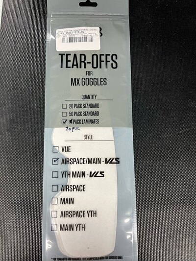 Fox Airspace/Main Tear-Offs