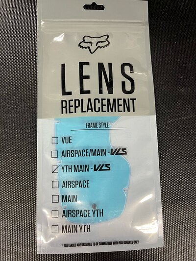 Fox Main Youth Replacement Lens
