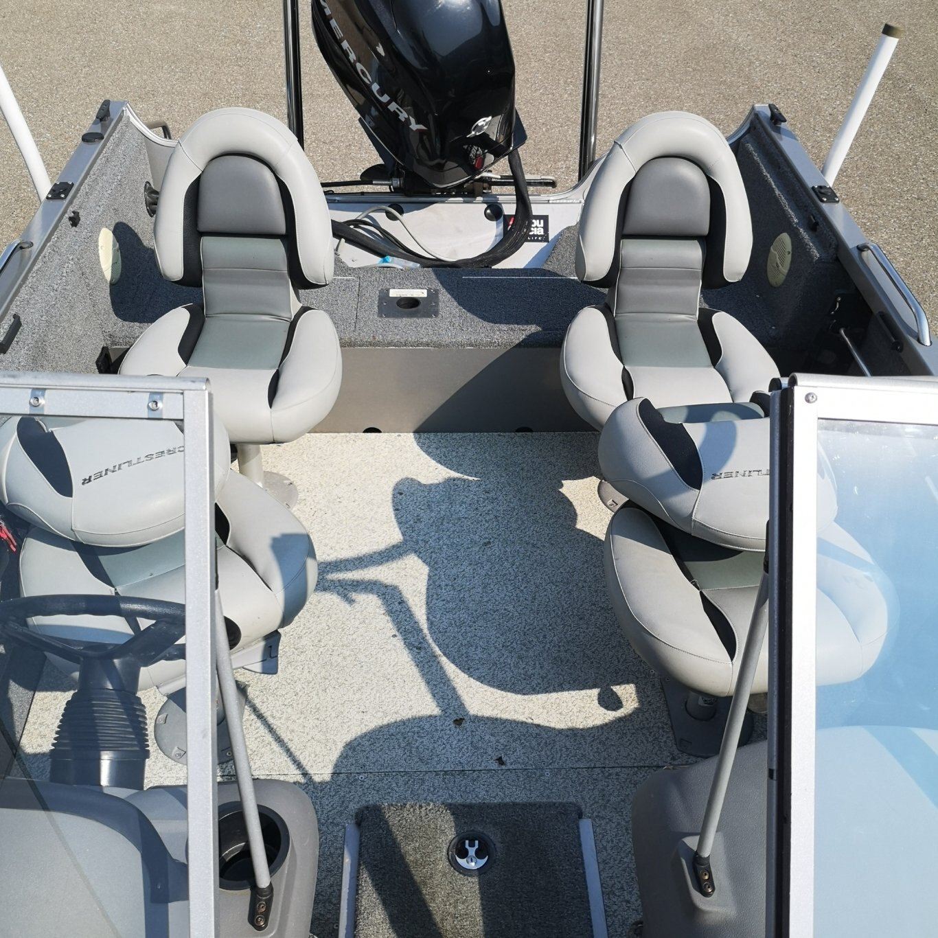 2011 Crestliner 1650 Fish Hawk With 90HP Mercury Loaded With Options!