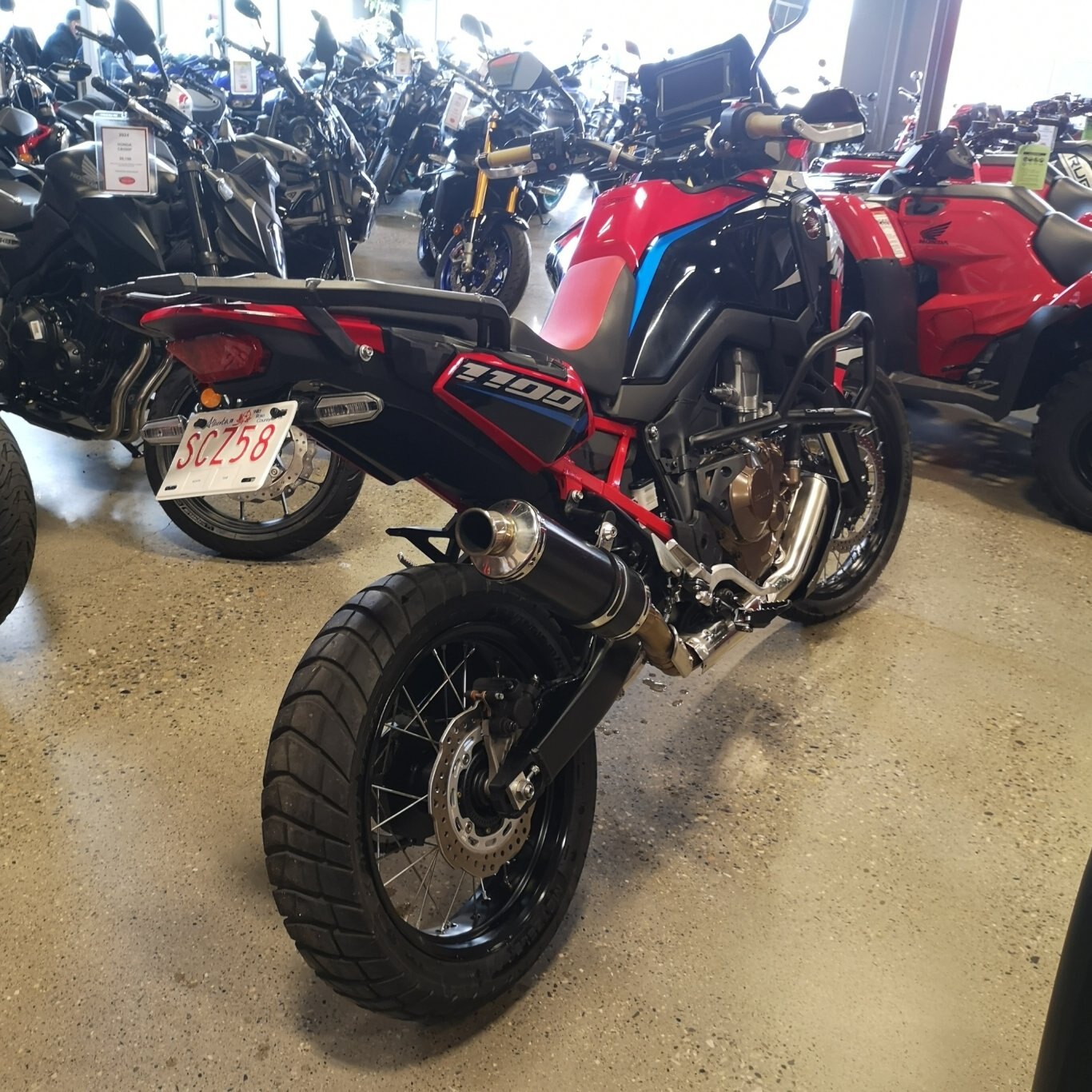 2023 Honda Africa Twin With Lot's Of Accessories