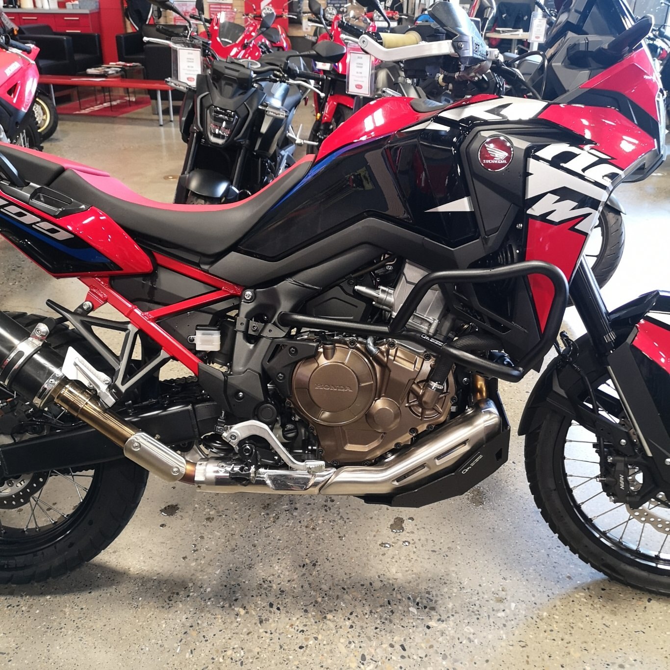 2023 Honda Africa Twin With Lot's Of Accessories