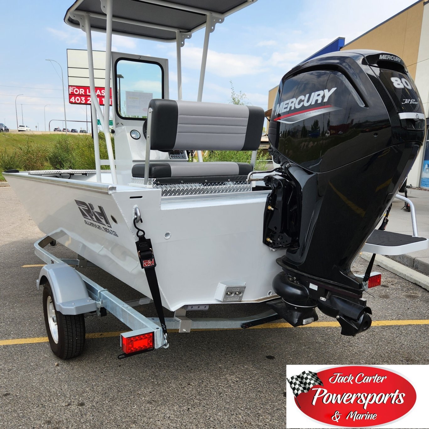 RH PRO V 18 With Mercury 80HP Jet Outboard