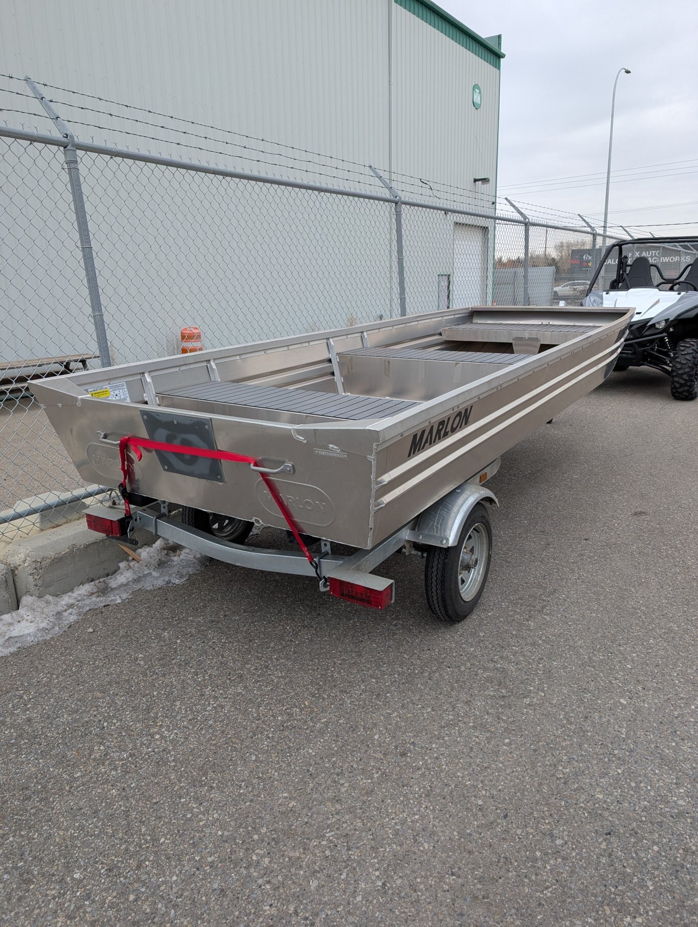 Marlon 14 Foot Jon Boat With Galvanized Trailer