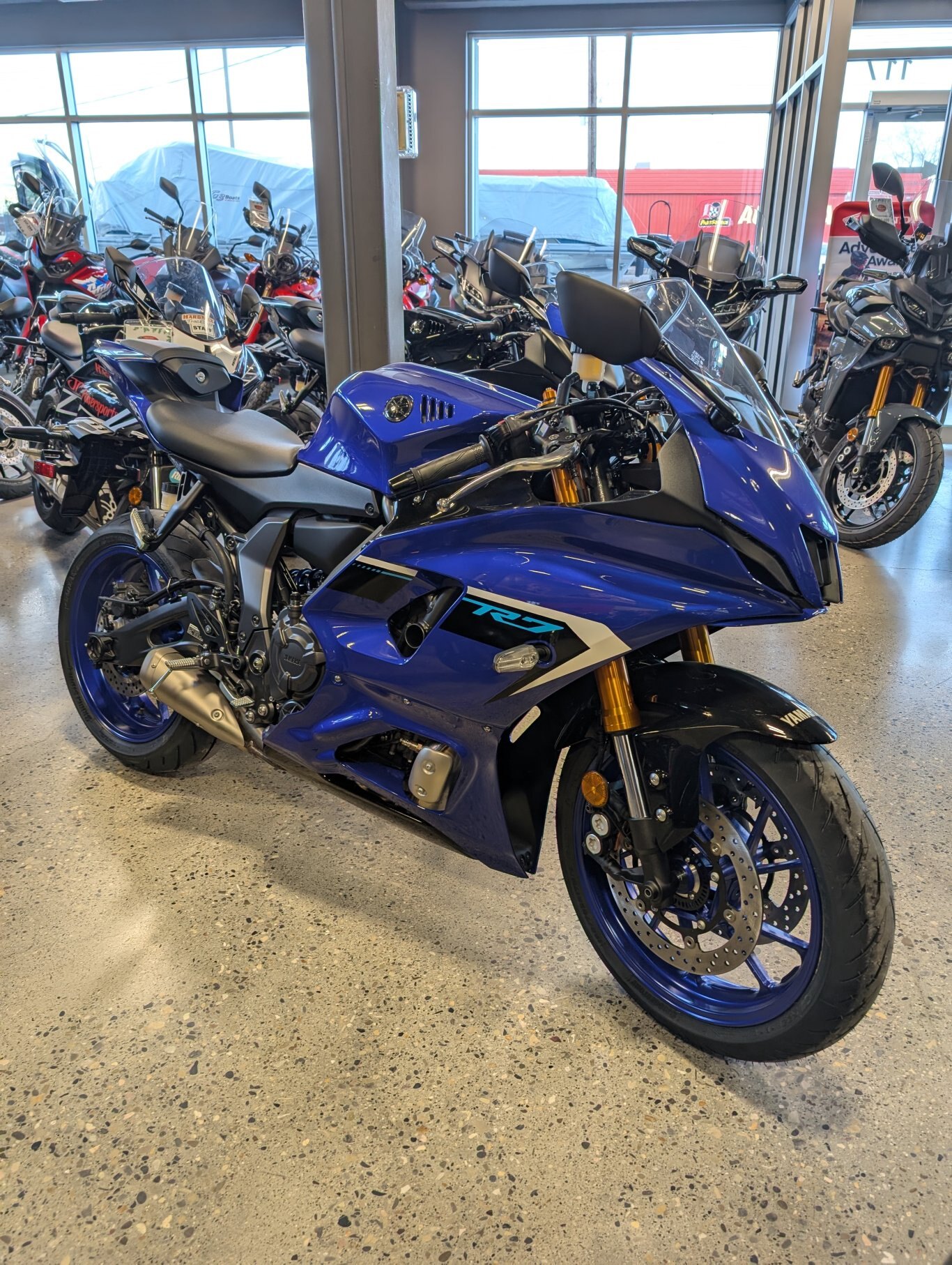 2025 Yamaha YZF R7 Team Yamaha Blue